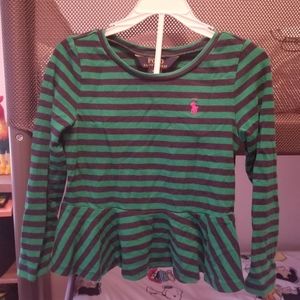 Ralph Lauren Girl's Long Sleeve Shirt